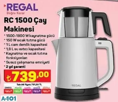 REGAL ÇAY MAKİNESİ REGAL ÇAY MAKİNESİ